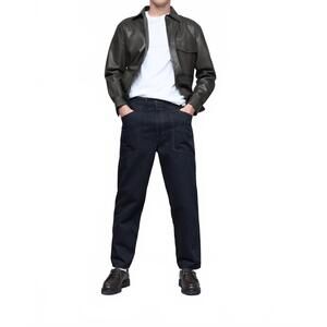 NEW CLOSED fatigue-x relaxed denim jeans in black